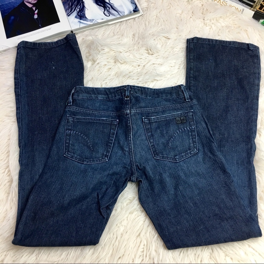 Joe’s Jeans Honey Fit Low Rise Bootcut Dark Wash Jeans Size 25 Y2K